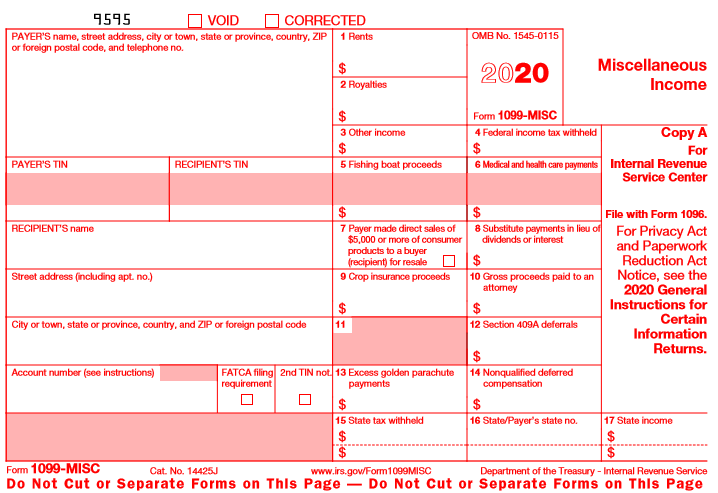 download free form templates 1099 tax